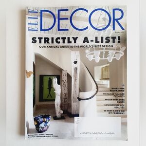 Elle Decor Magazine Summer, 2025 - Strictly A-List Annual Guide To Best Design